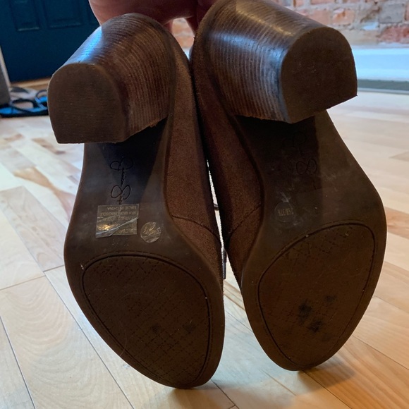 Jessica Simpson tan suede booties - Picture 4 of 6